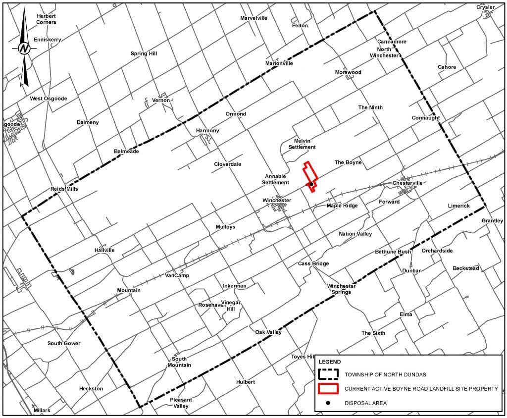 Location of township map