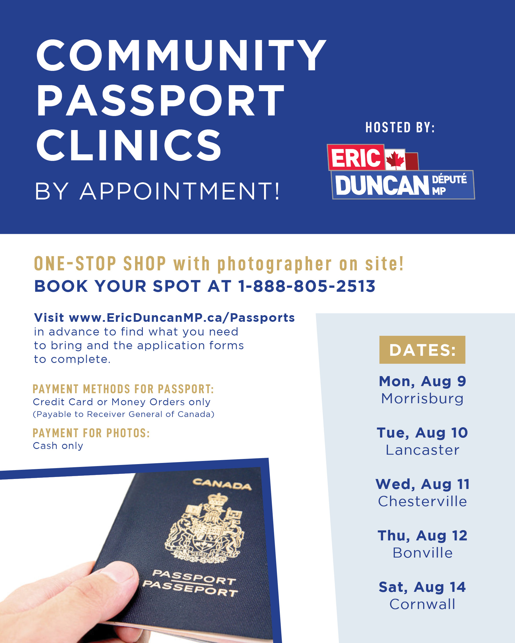 MPP Passport Clinic Event Detail Poster