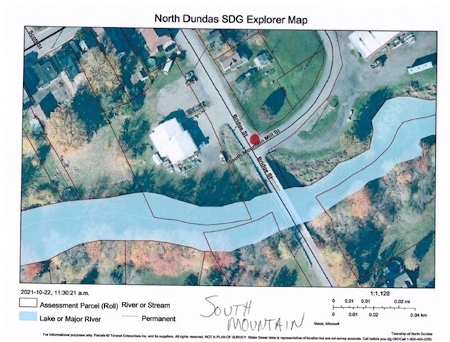 Map of where new stop signs were installed