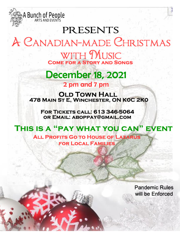 Canadian Made Christmas Psoter