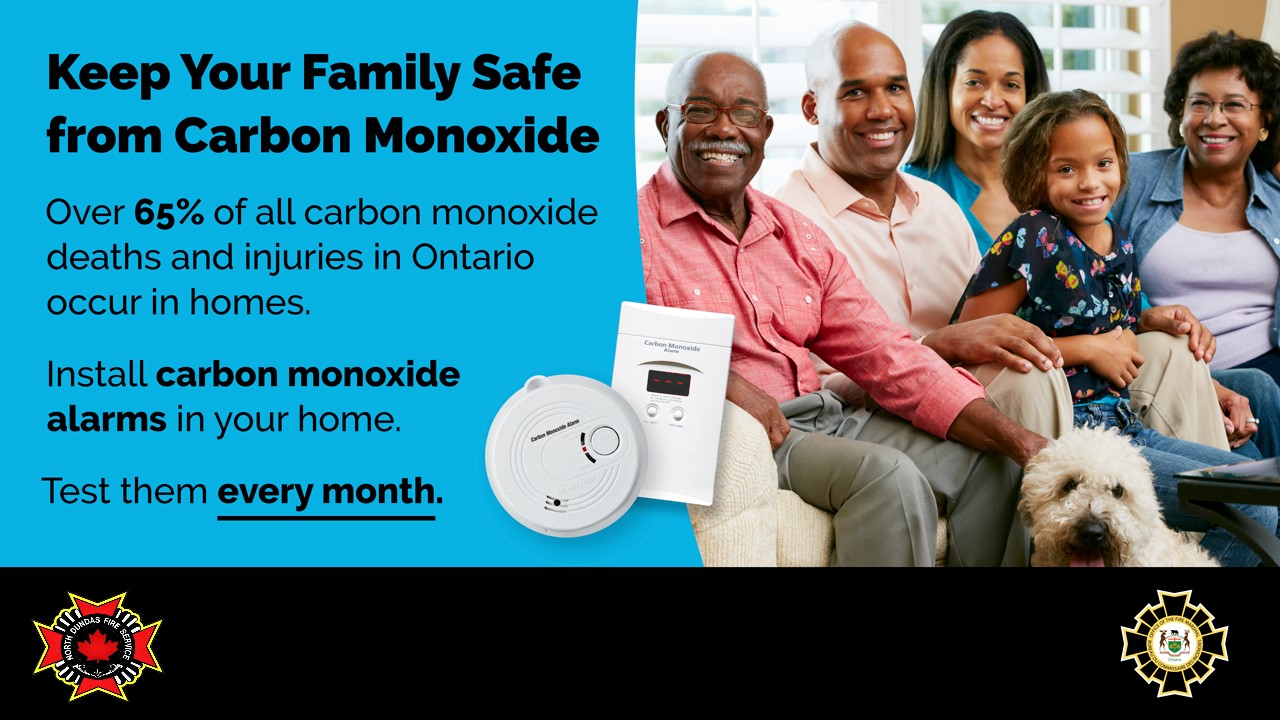 Install and check carbon monoxide alarms