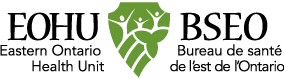 black text, green logo for EOHU