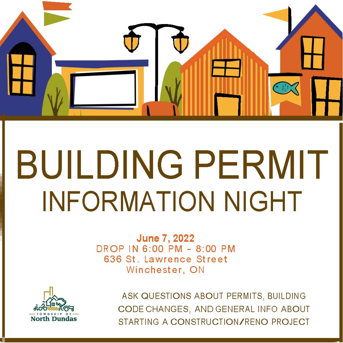 Information Poster for Building Permit Night