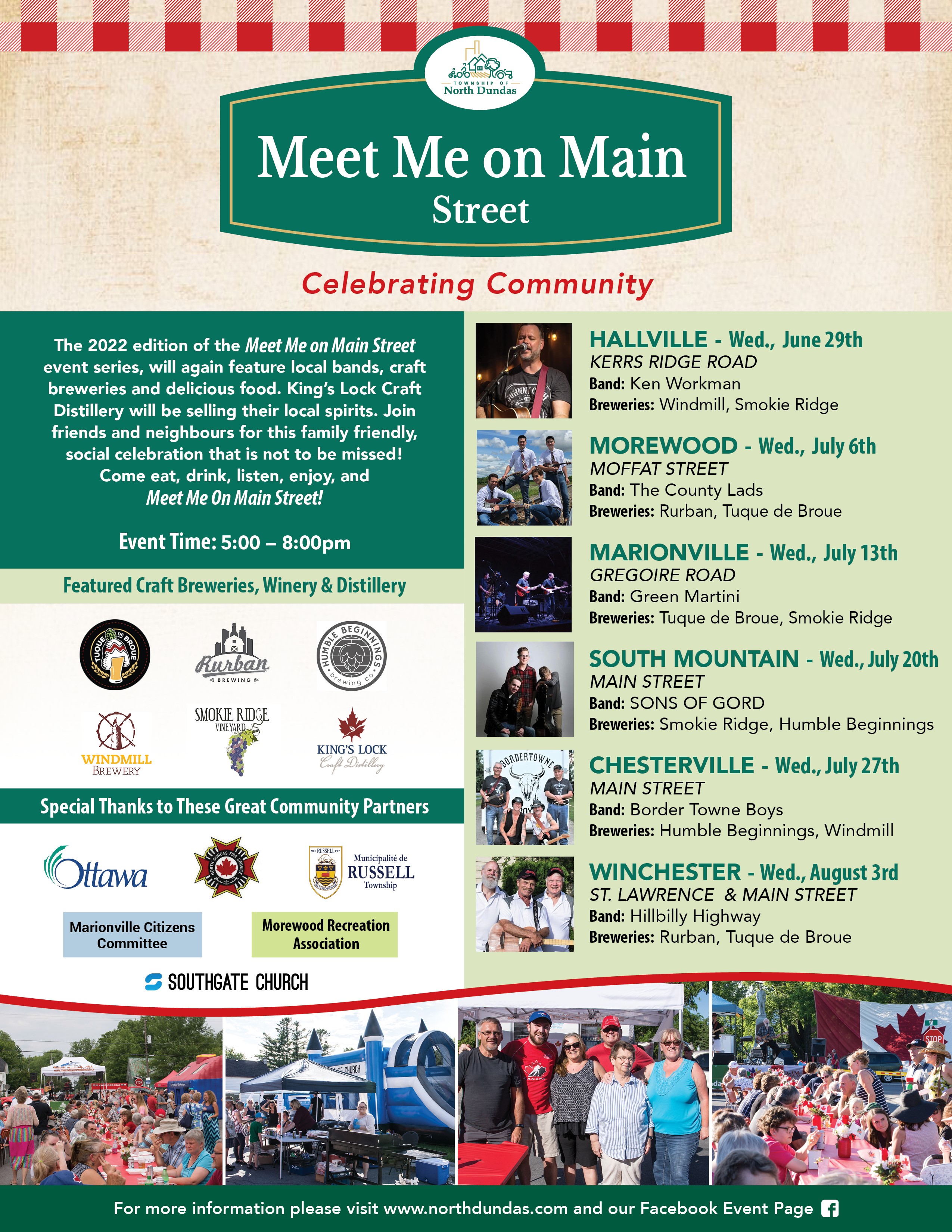 Meet Me on Main Street Event Poster