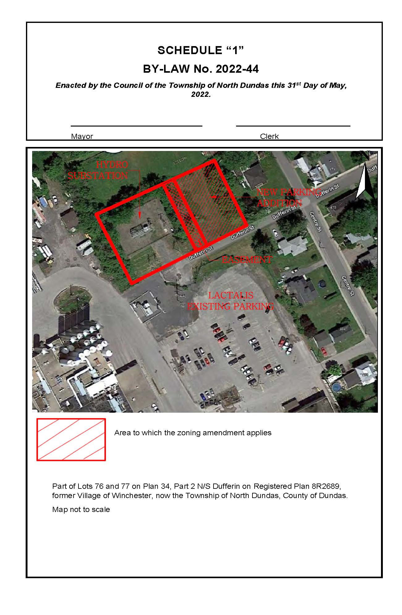 Notice of The Passing 2022-44 Map