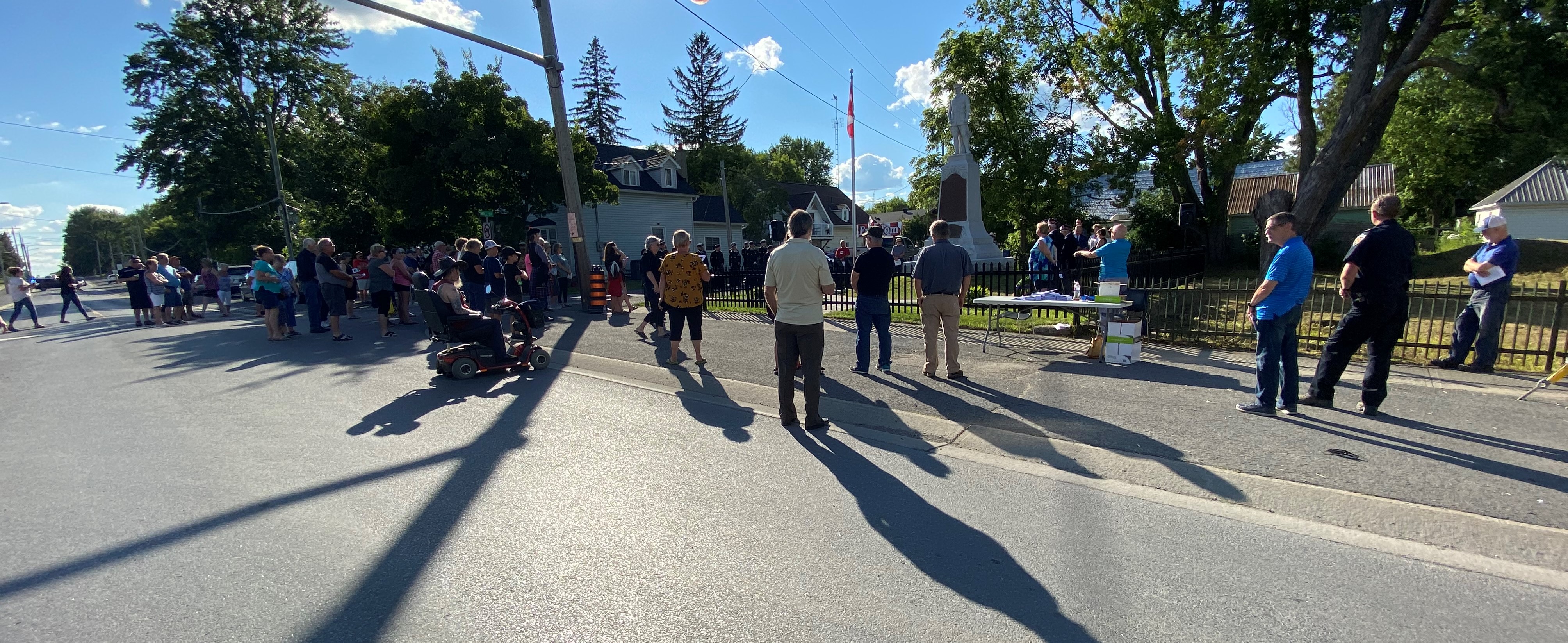 Cenotaph Morewood Gathering