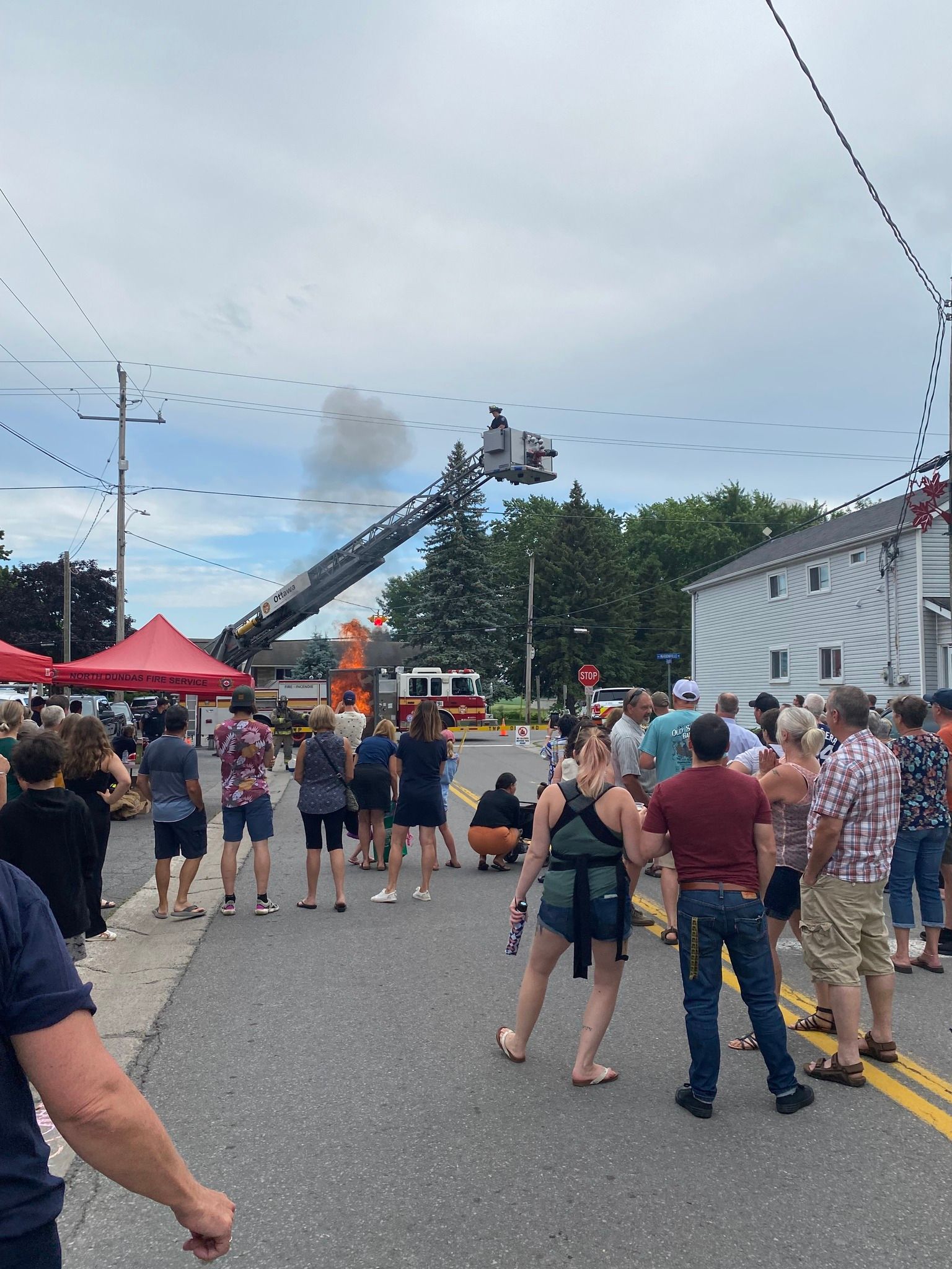 Fire fighter demo display