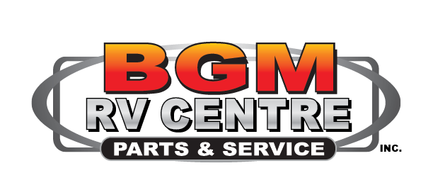 BGM Logo with orange and silver text