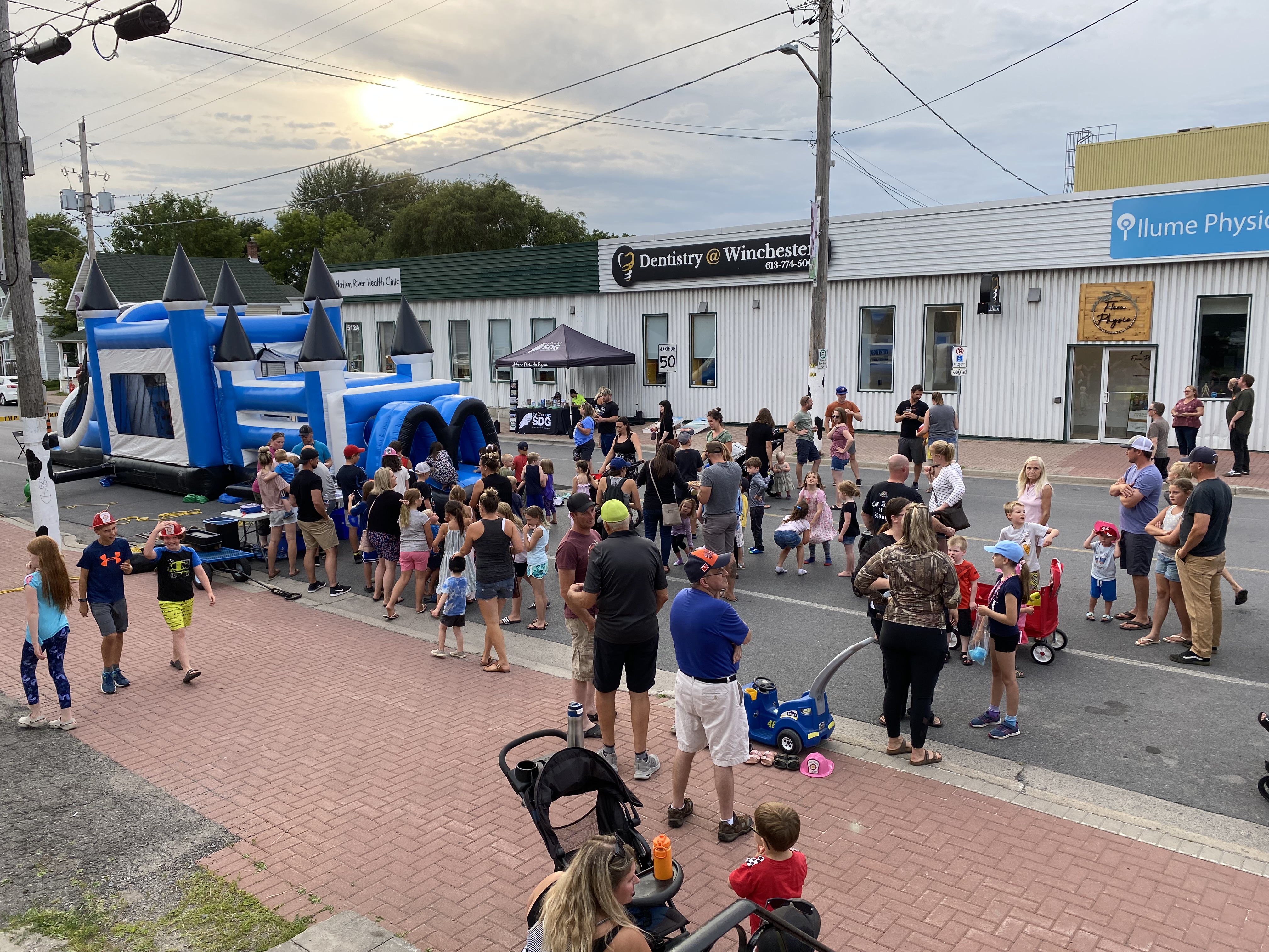 Southgate Church bouncy castle lineup