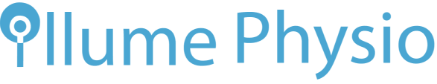 Illume Physio logo blue text