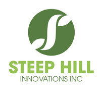 Steep Hill green and white logo
