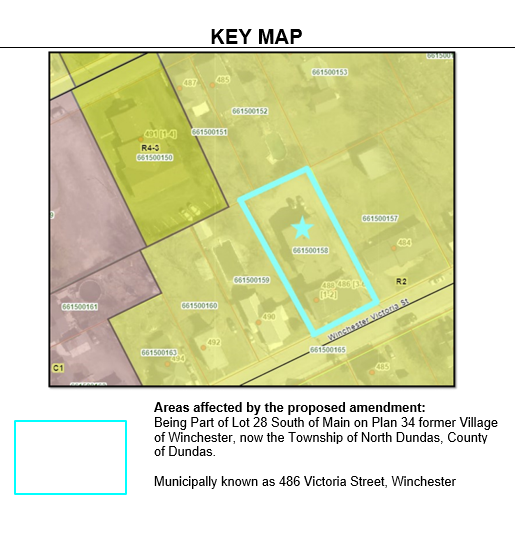 A rea of proposed amendment - 486 Victoria St, Winchester