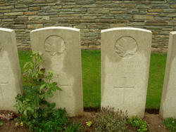 Baulch, Frederick grave in Calais