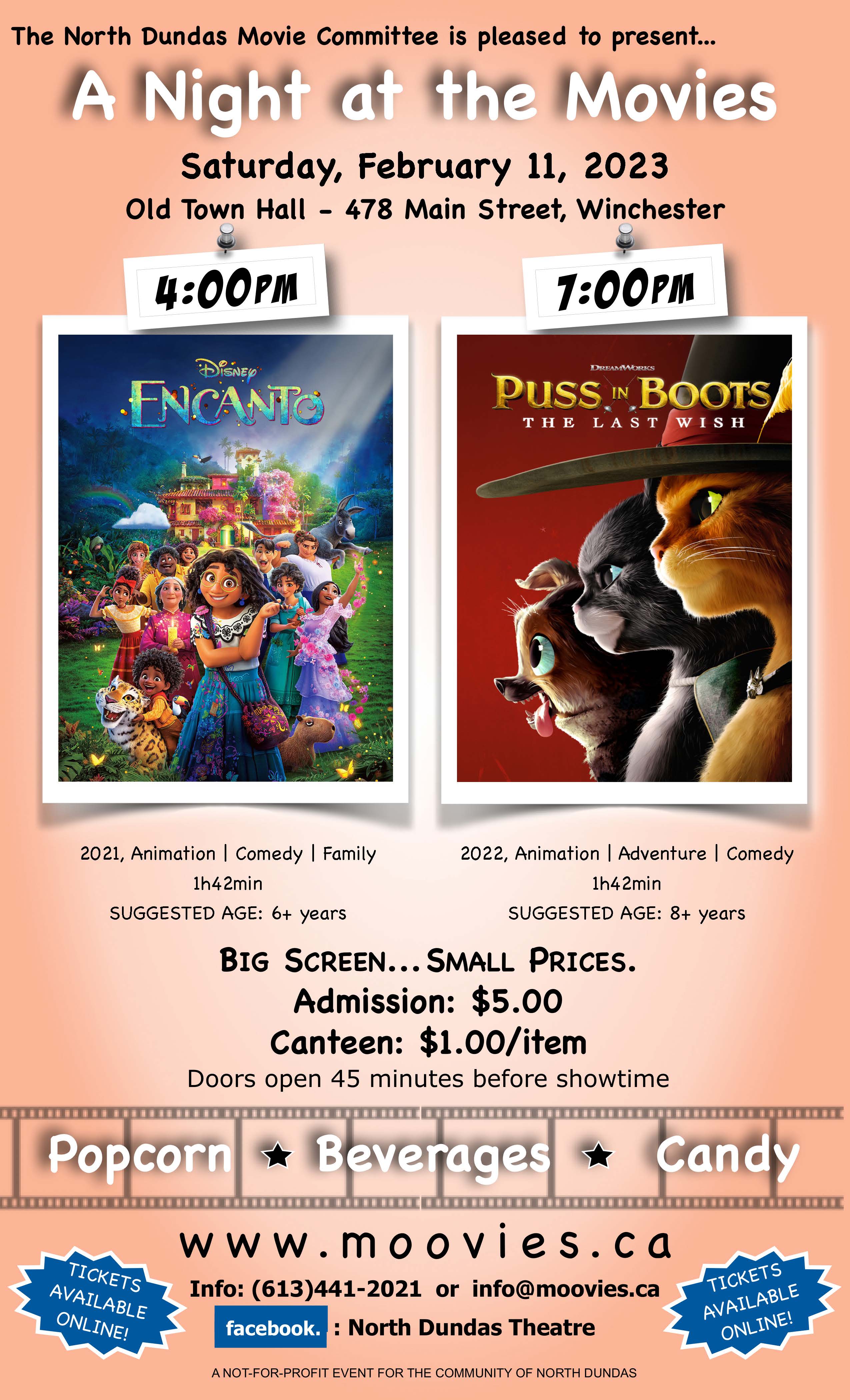 Encanto and Puss in Boots Movie Poster