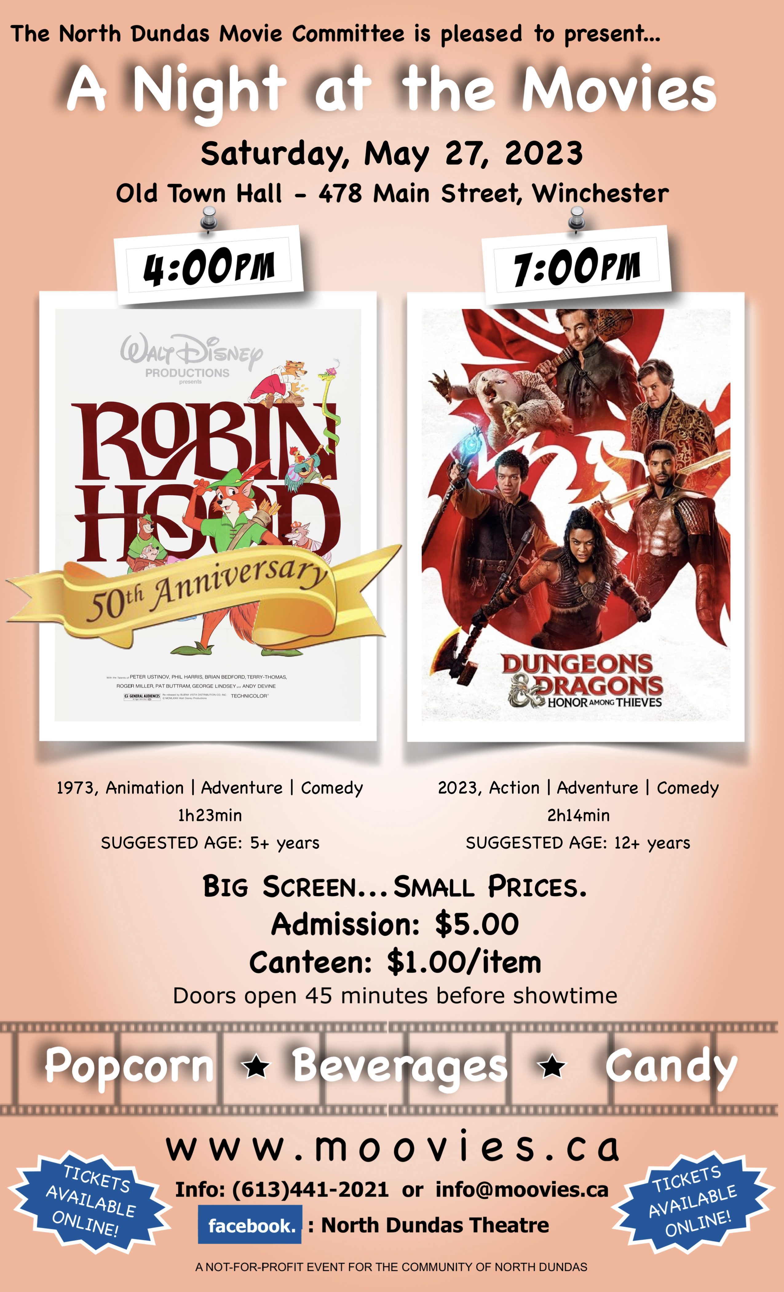 A night at the movies Robin hood