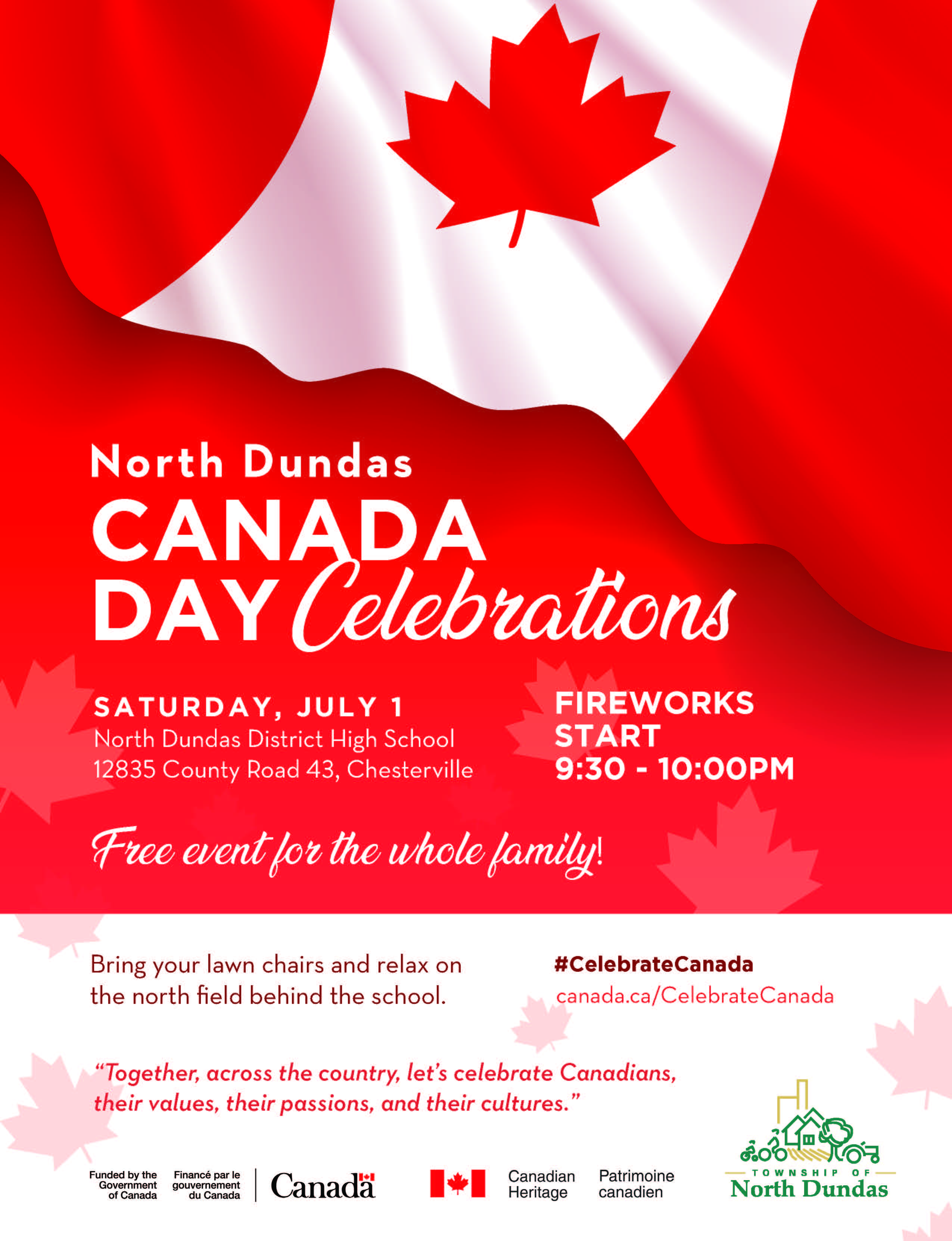 North Dundas Canada Day Poster