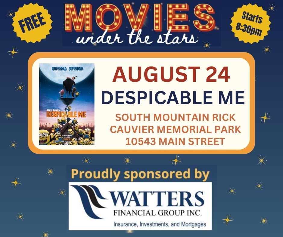 Despicable Me Movies Under the Stars Poster