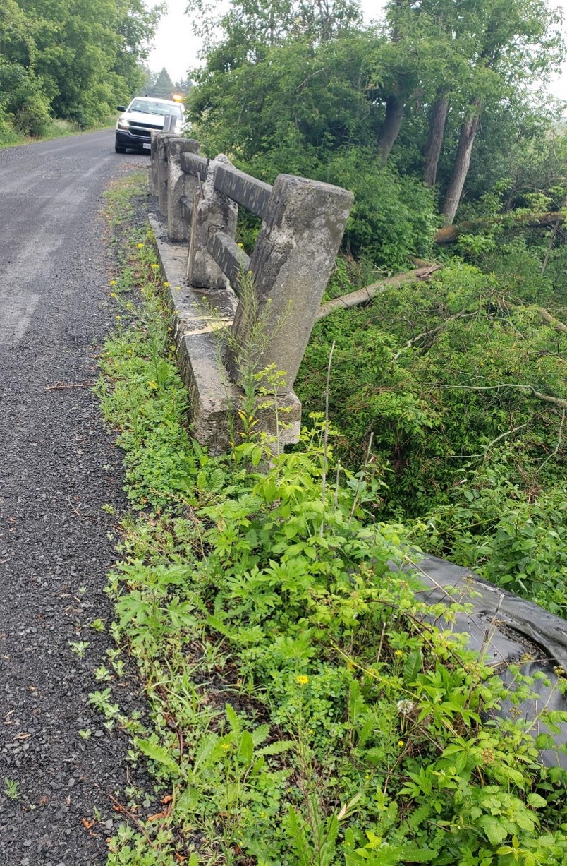 old concrete bridge in need of repairs