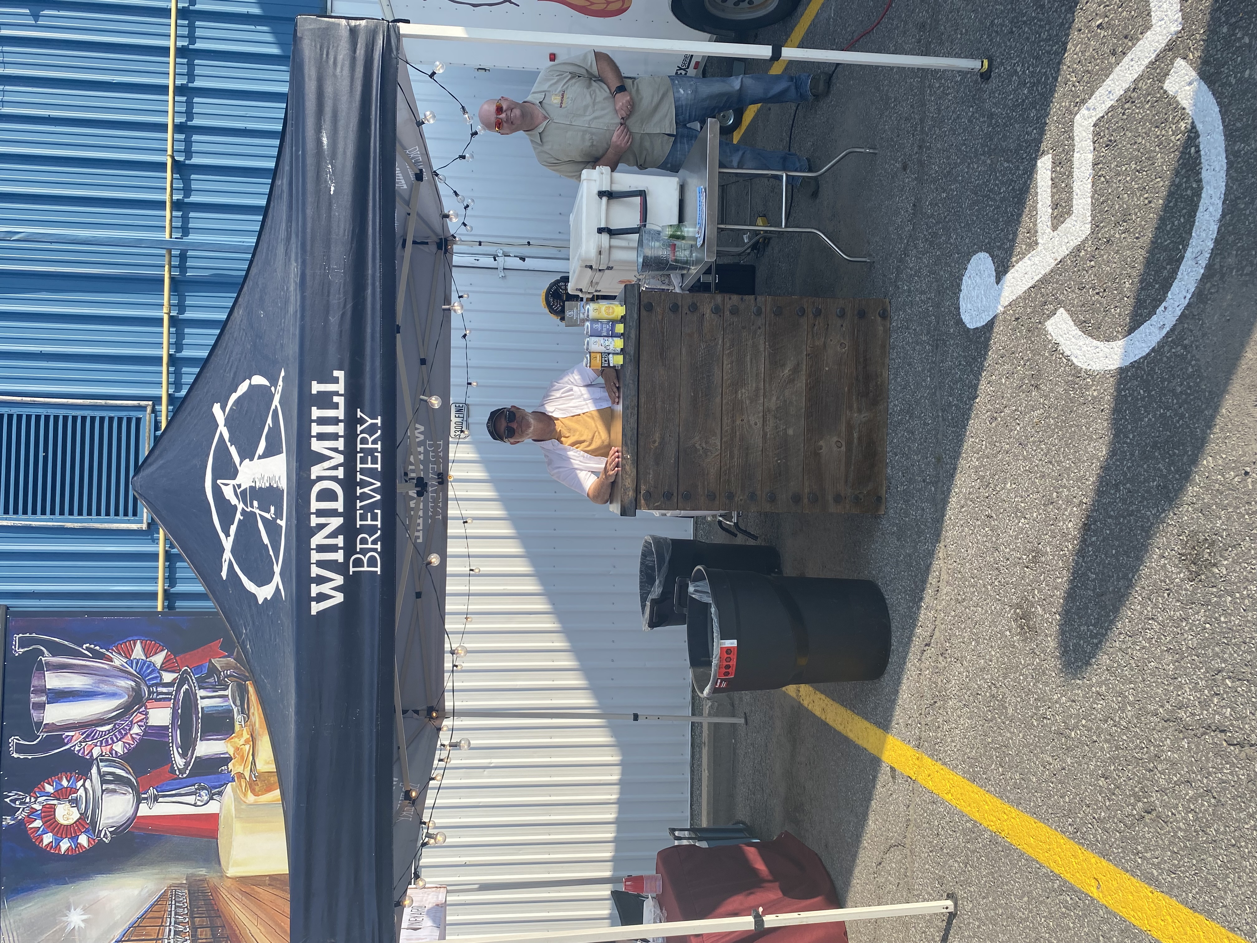 beer vendor tent at MMOMS Winchester