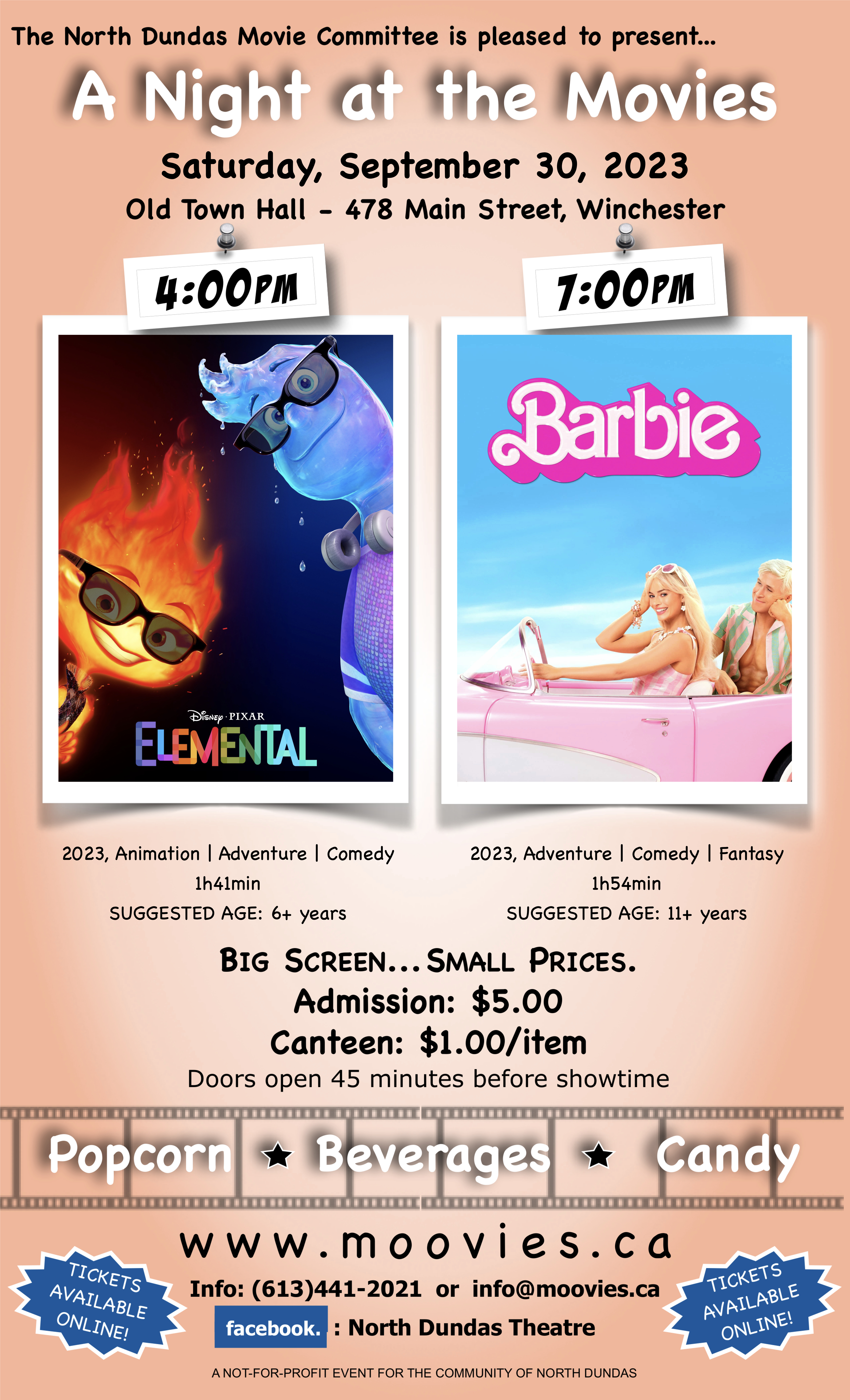 Elemental and Barbie Movie