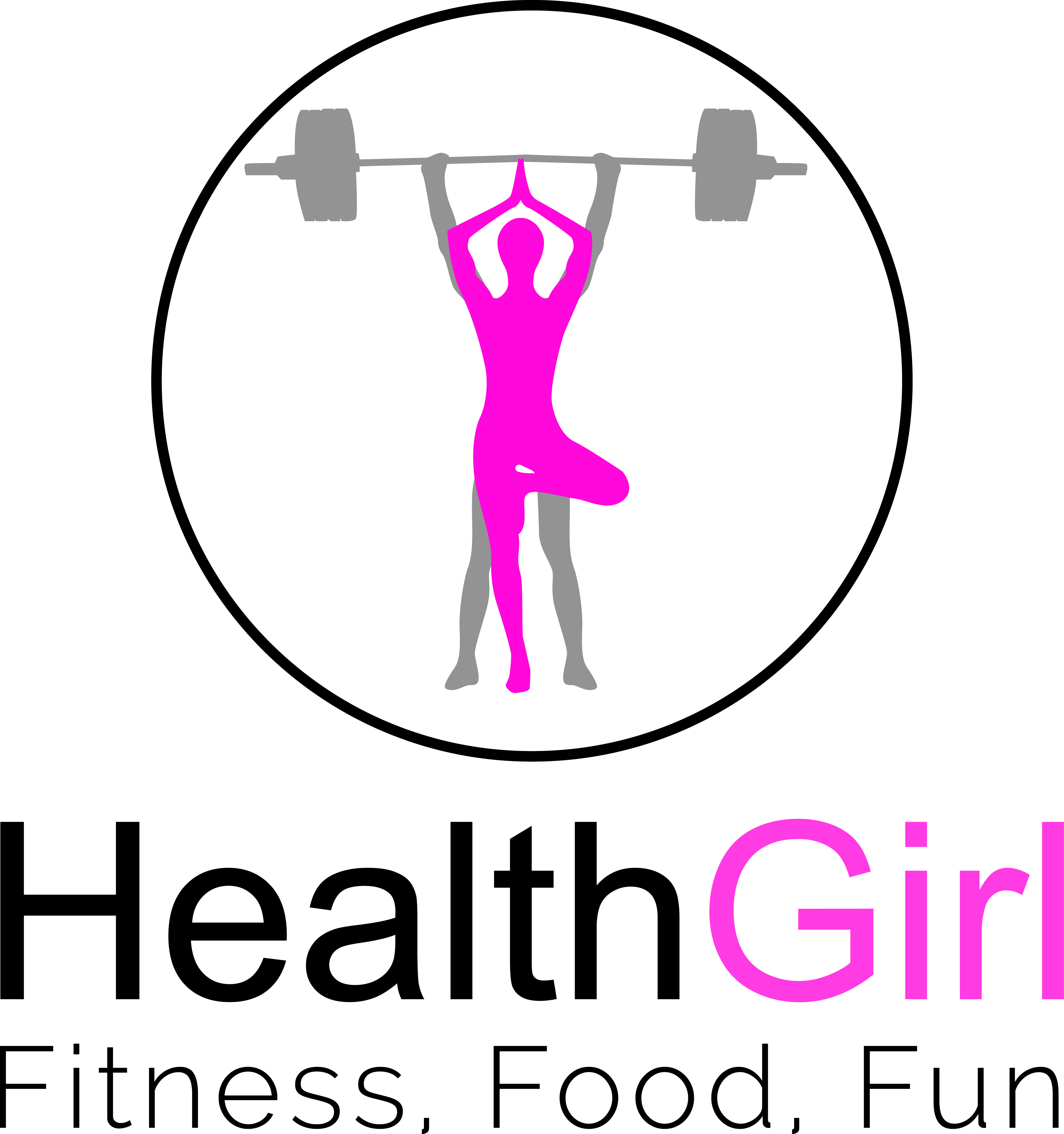pink and black exercising image