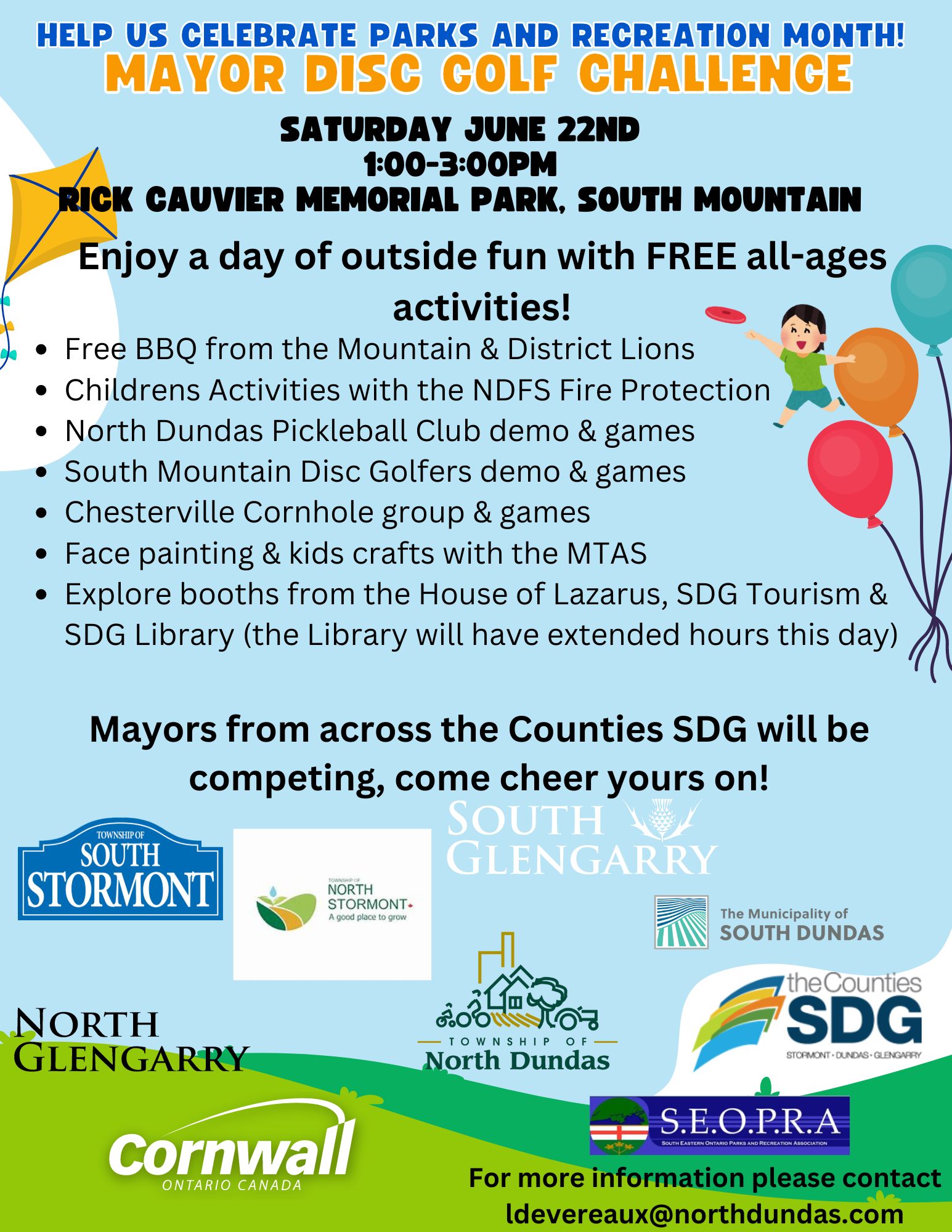 Disc Golf Mayor Event