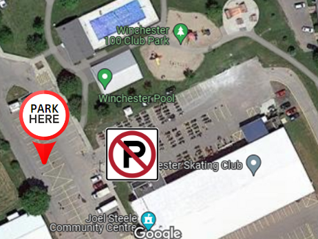 Meet Me on Main Street Winchester Parking Map