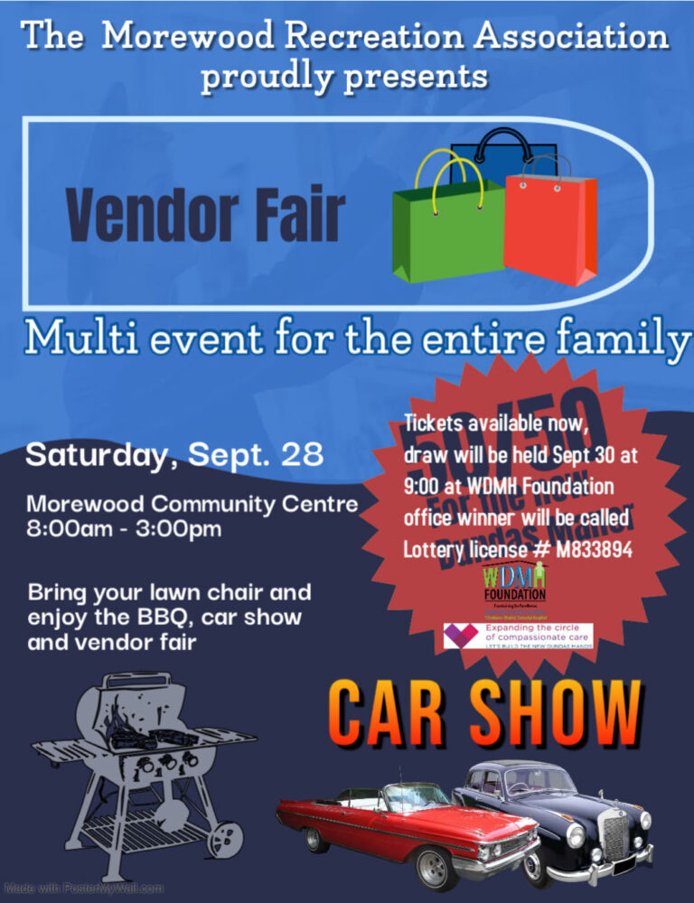 Morewood RA Vendor Fair Poster