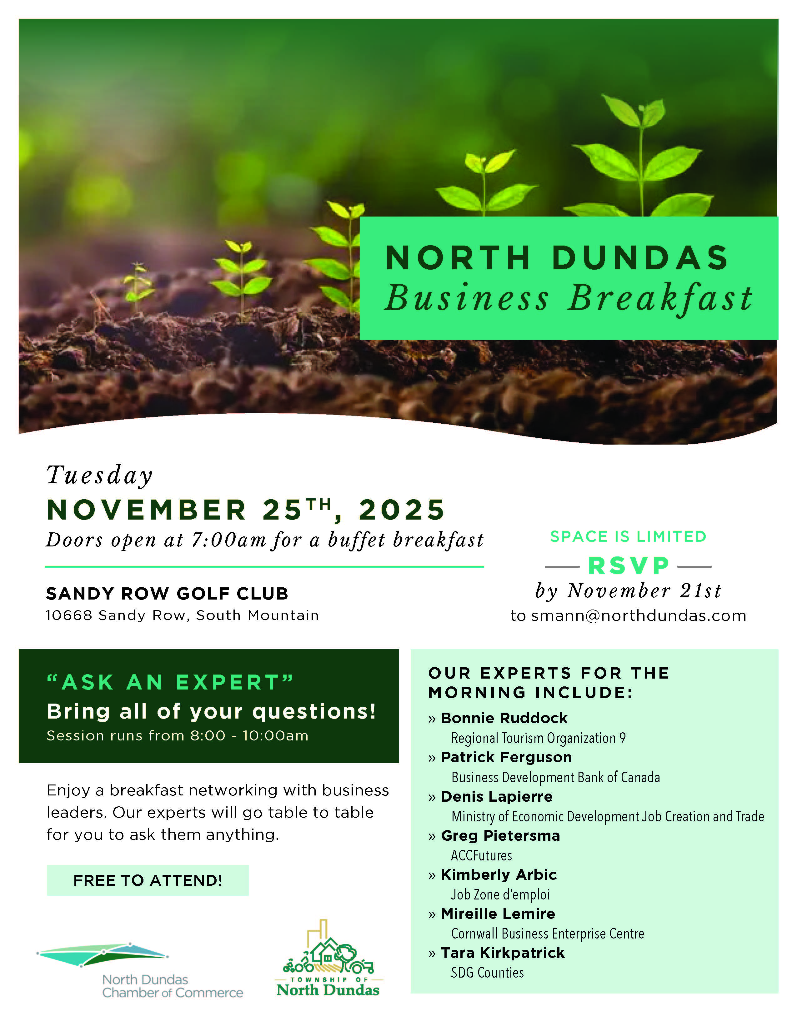 Business Breakfast Poster