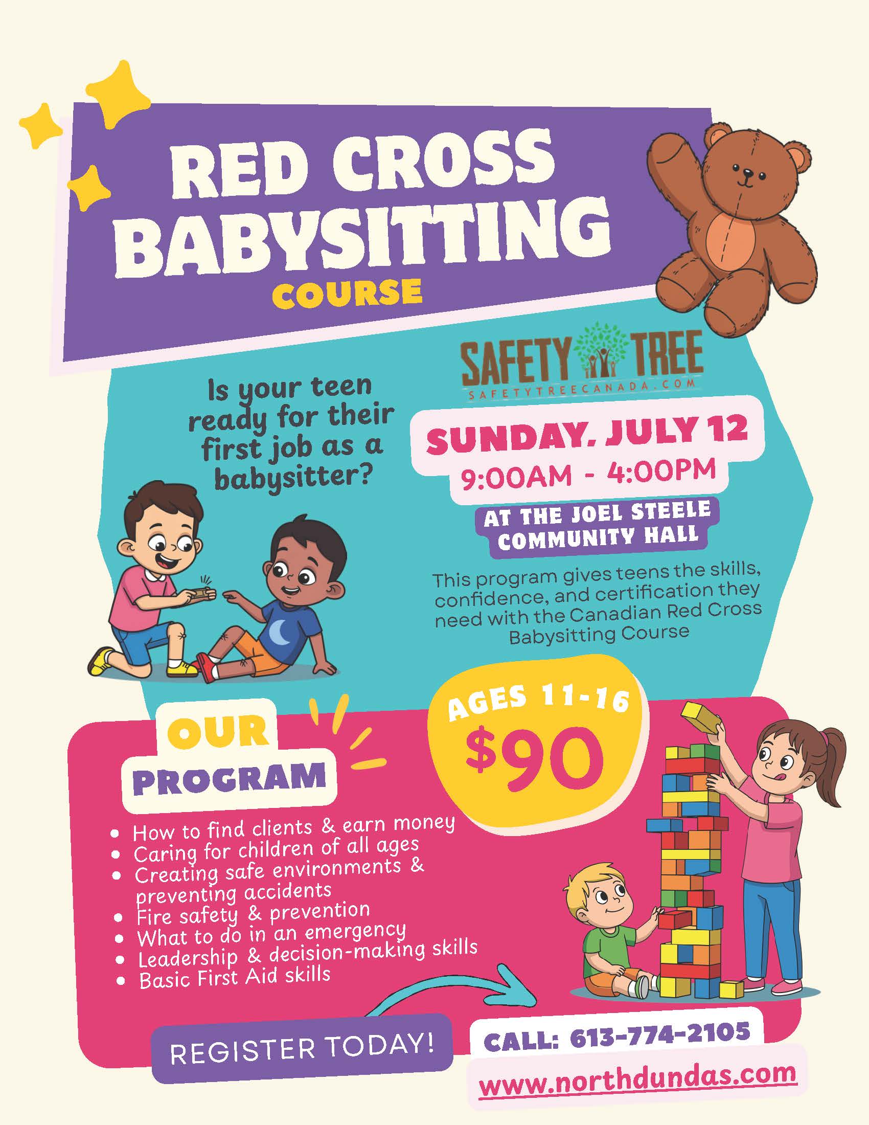 Babysitting Course Poster