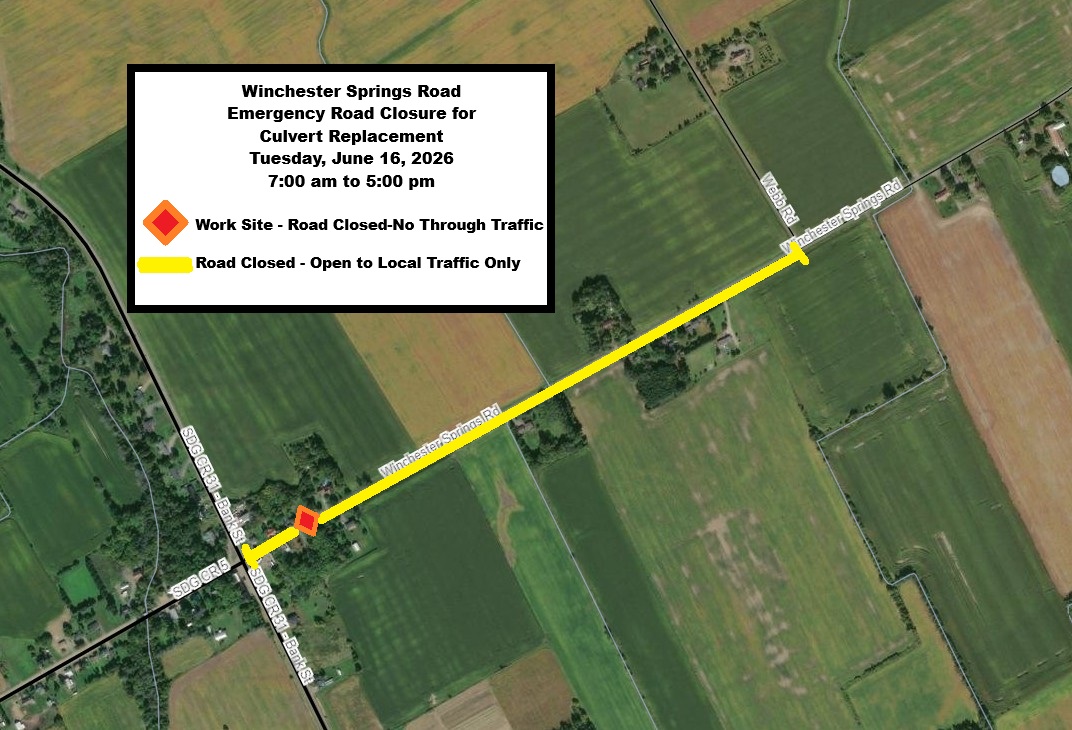 Map-Winchester Springs Rd. - Culvert-Replacement-June 16_2026