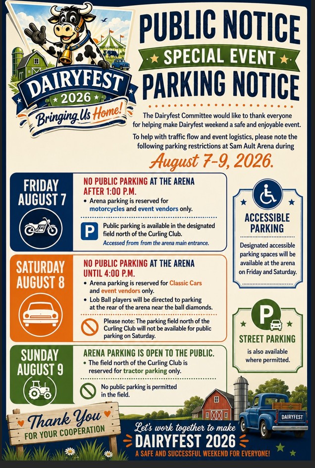 DairyFest Arena Parking