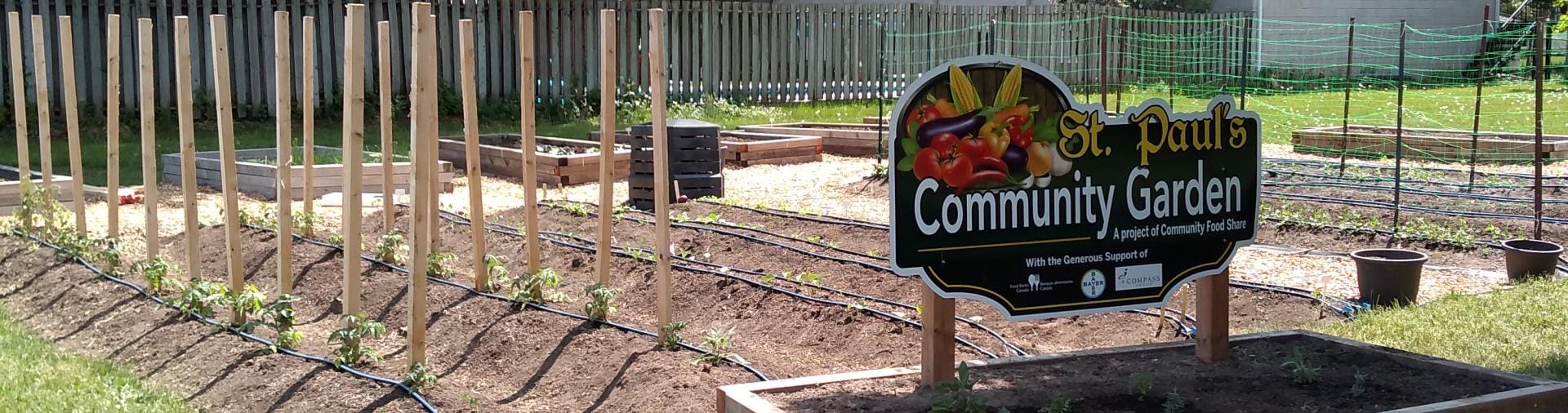 St. Paul's community garden