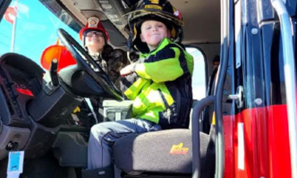 ride in fire truck