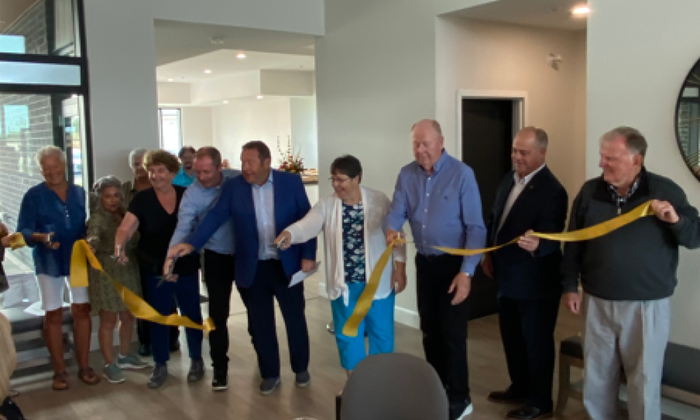 Wellings Ribbon Cutting Together
