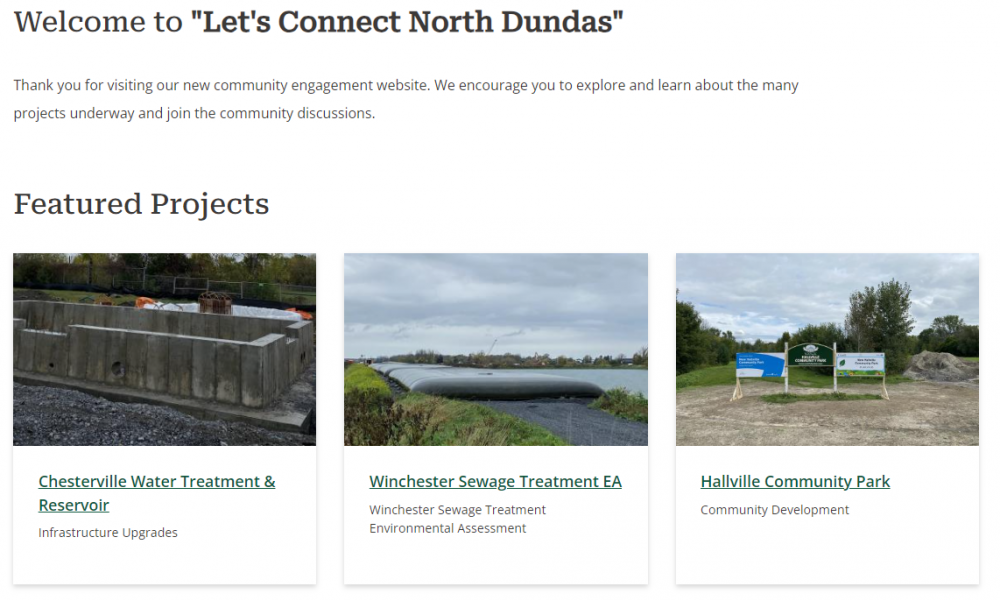 Homepage of Let's Connect