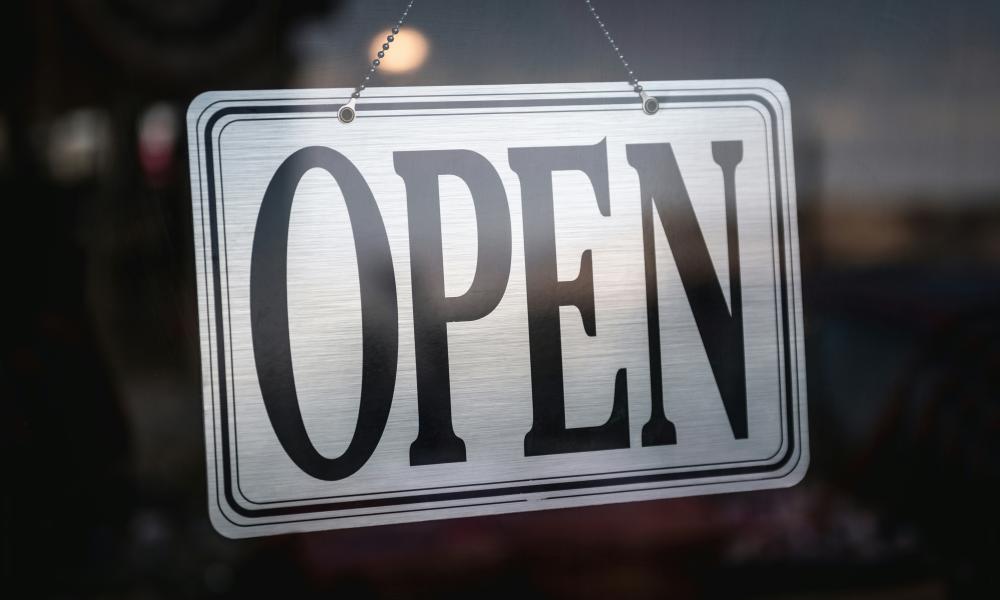 Open Sign