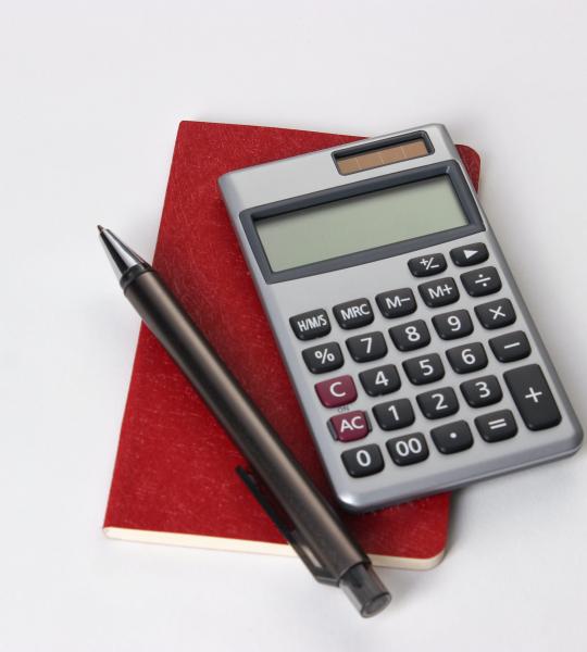 paper, pen and calculator