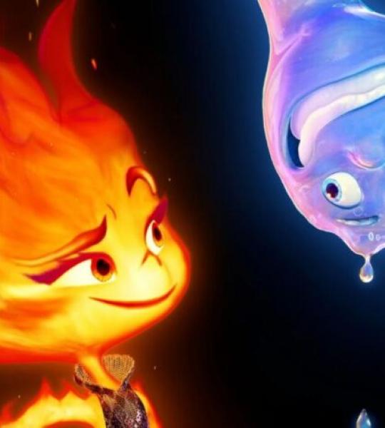 Red and blue Elemental Characters