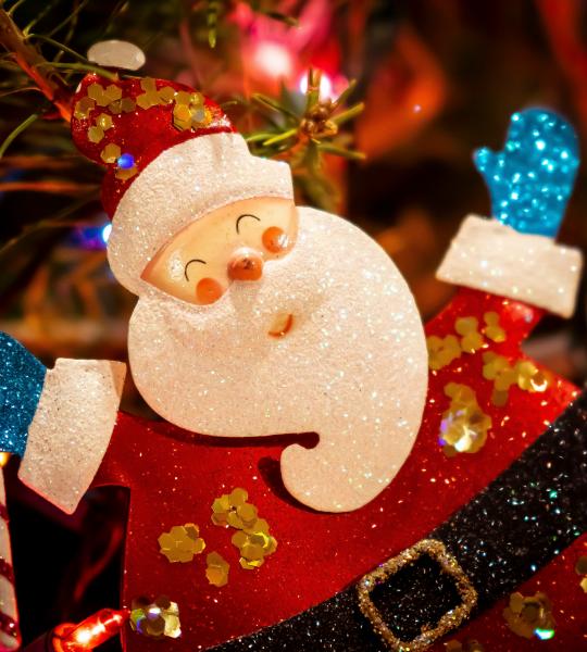 santa tree ornament