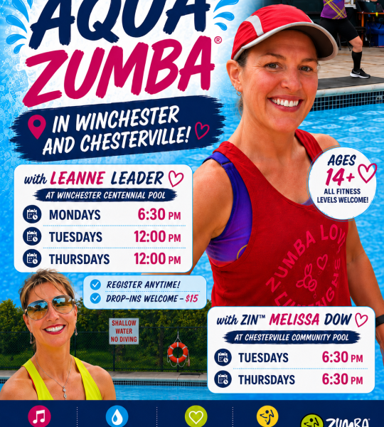 2026 Aqua Zumba Poster