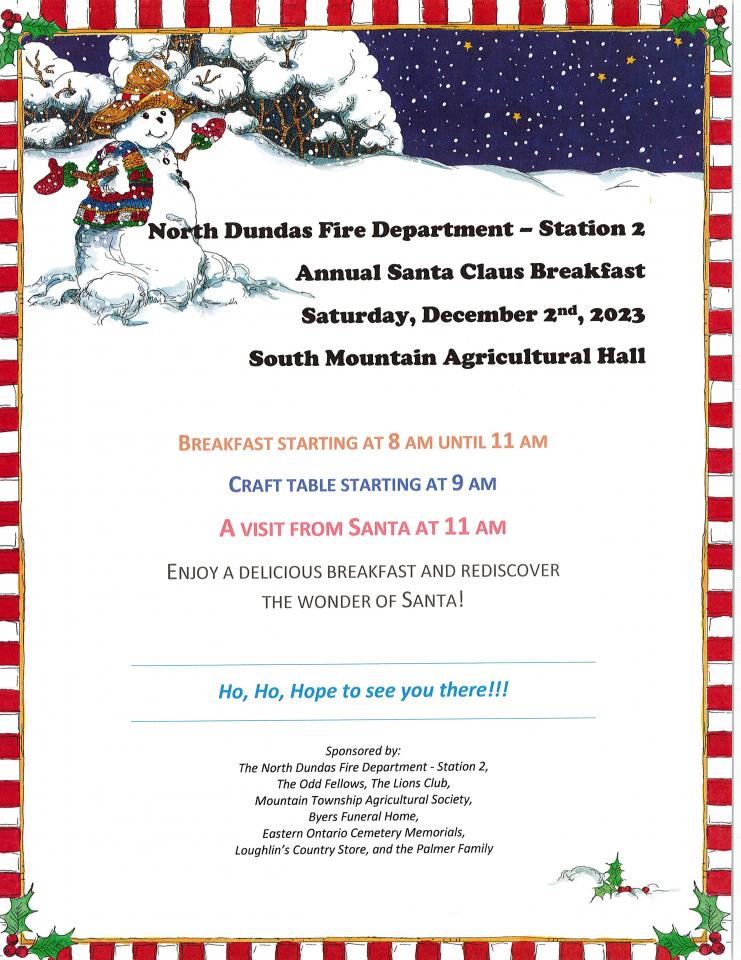 Poster of event details