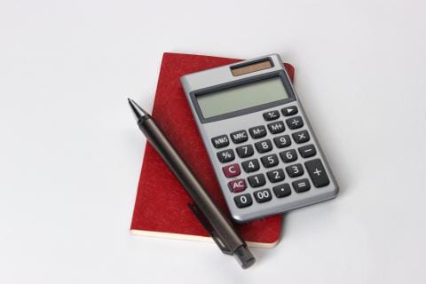 paper, pen and calculator