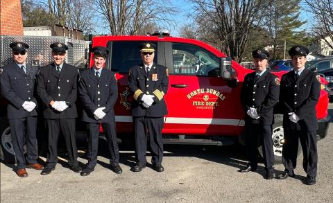 Winchester firefighters are growing mustaches to raise funds for the Winchester District Memorial Hospital Foundation. 