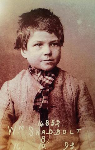 Pictured, William Shadbolt at the age of 9, when he was admitted to Barnardo's. Photo courtesy of Patti Shadbolt, William’s granddaughter. 