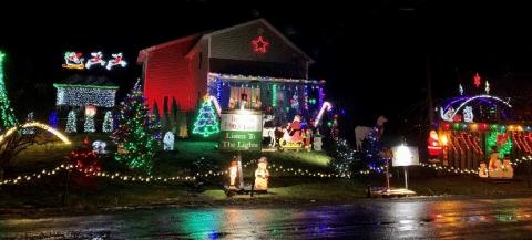 A decorated house in North Dundas