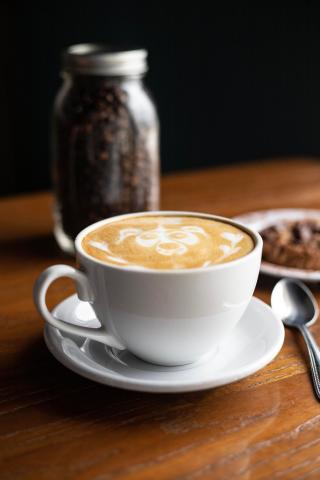 fresh cup of coffee