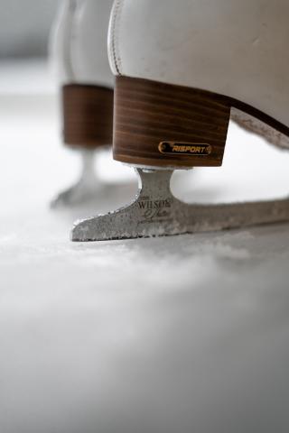 white ice skates