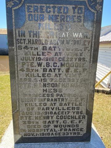 Nation Valley Cenotaph