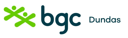 BGC Dundas Logo green image and black text